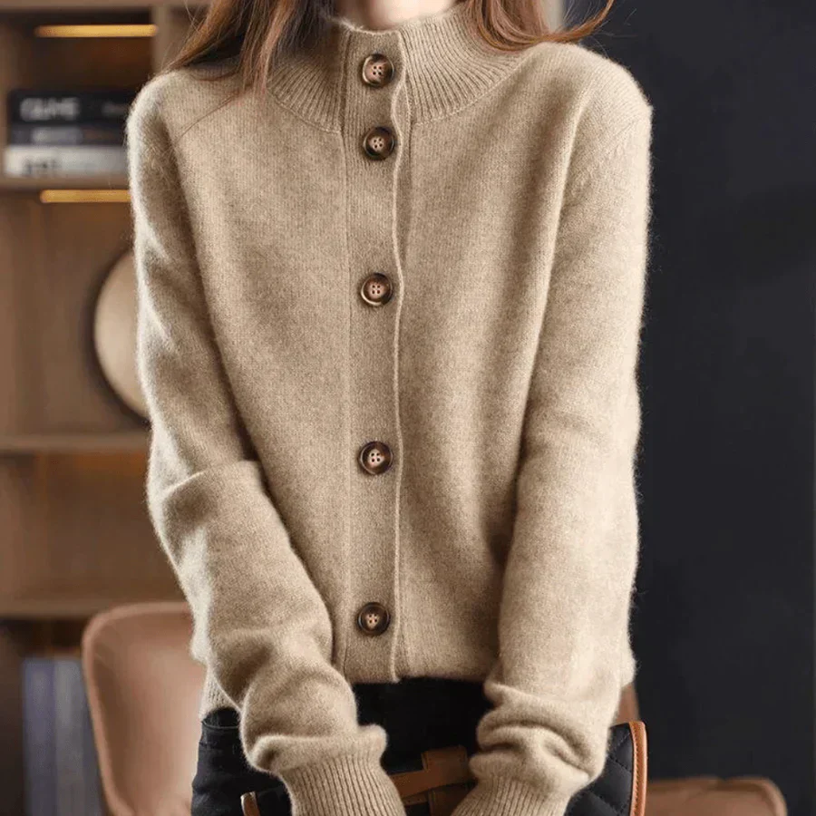 Cardigan Femme Élégant et Douillet Style Décontracté pour Automne et Hiver - Image 4