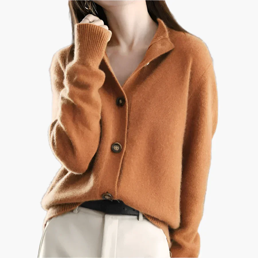 Cardigan Femme Élégant et Douillet Style Décontracté pour Automne et Hiver - Image 5