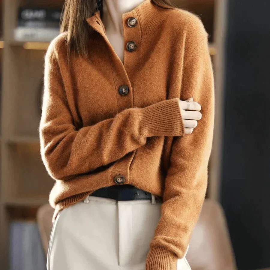Cardigan Femme Élégant et Douillet Style Décontracté pour Automne et Hiver - Image 6