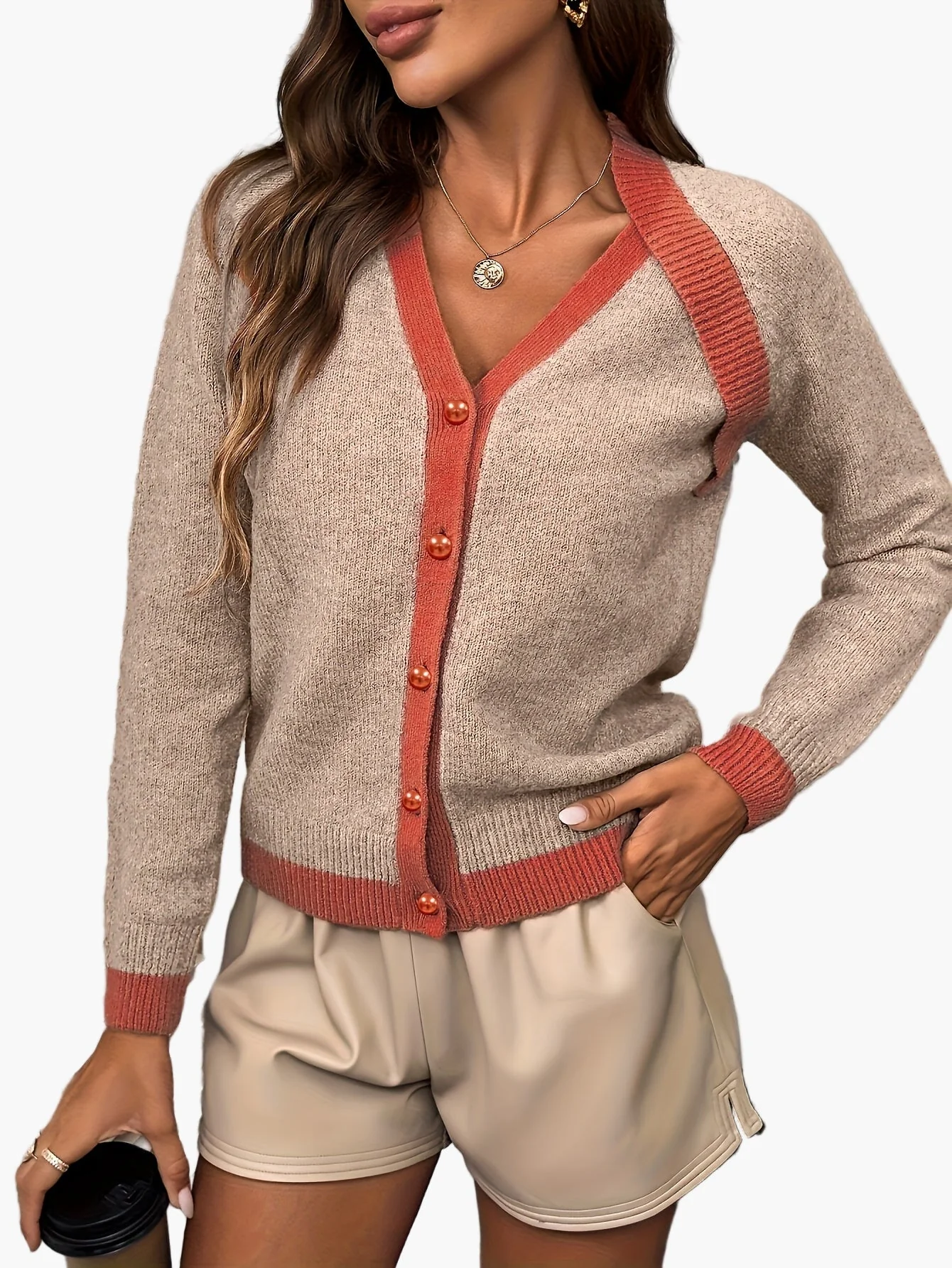 Cardigan Femme Élégant Style Décontracté pour Printemps/Été/Automne - Image 4