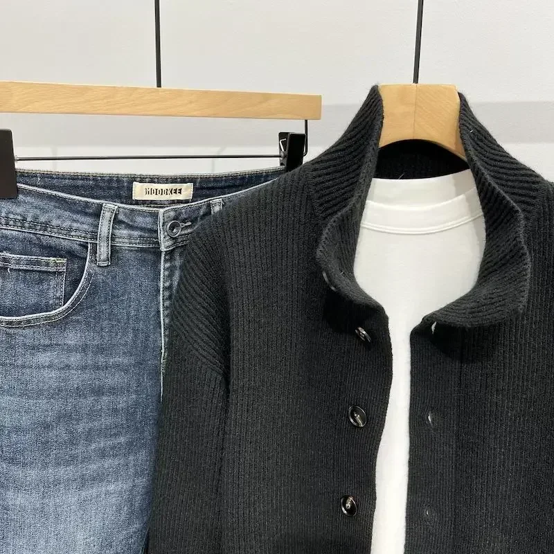 Cardigan zippé style décontracté pour homme – Look urbain élégant et polyvalent - Image 4