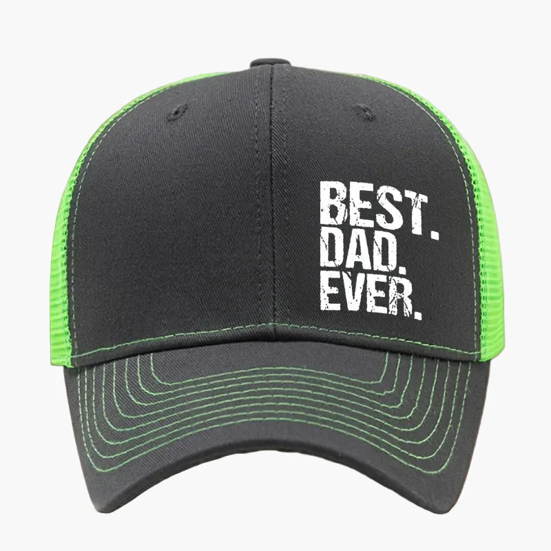 Casquette style trucker pour homme - Meilleur Papa - Accessoire décontracté fête des pères - Image 13