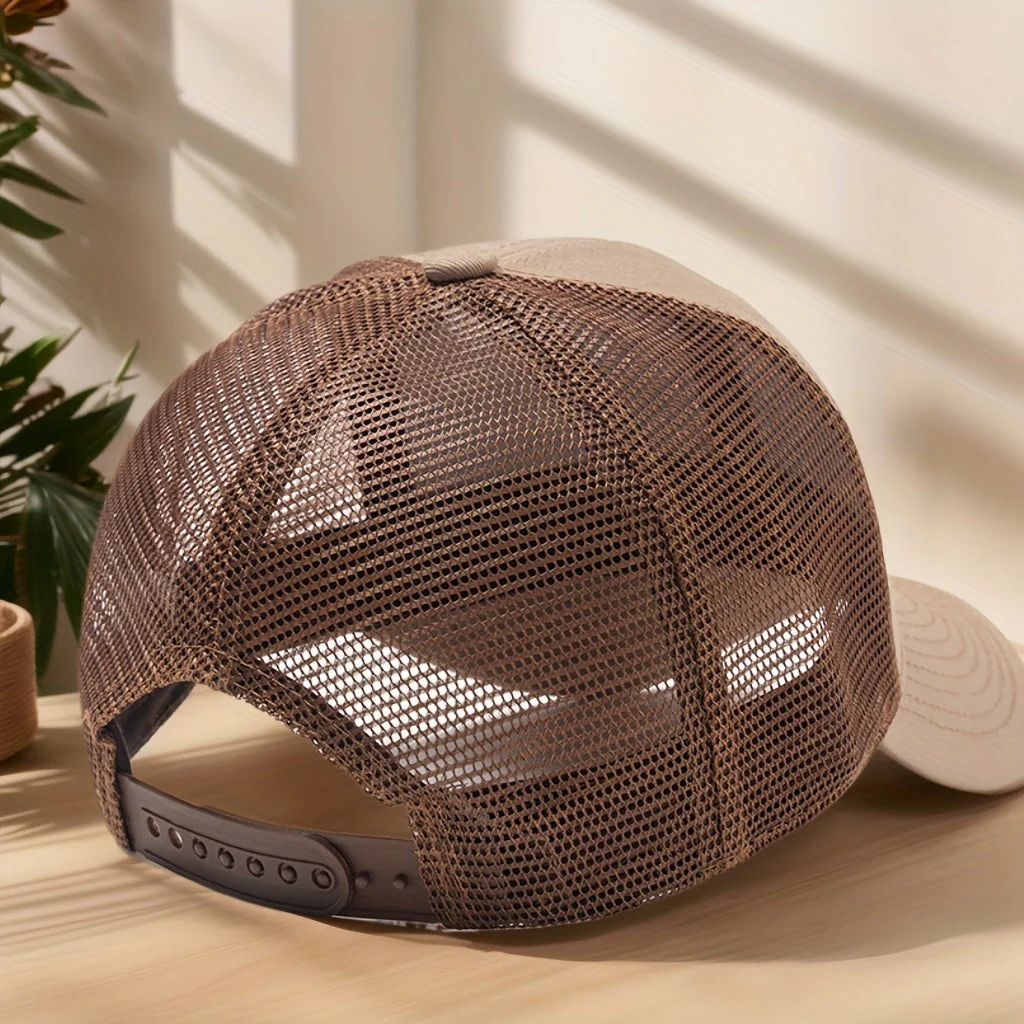 Casquette style trucker pour homme - Meilleur Papa - Accessoire décontracté fête des pères - Image 3