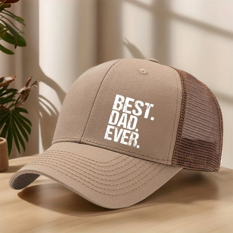 Casquette style trucker pour homme - Meilleur Papa - Accessoire décontracté fête des pères - Image 4
