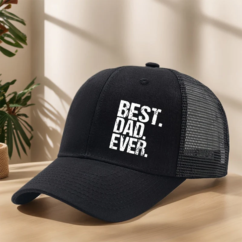Casquette style trucker pour homme - Meilleur Papa - Accessoire décontracté fête des pères - Image 6