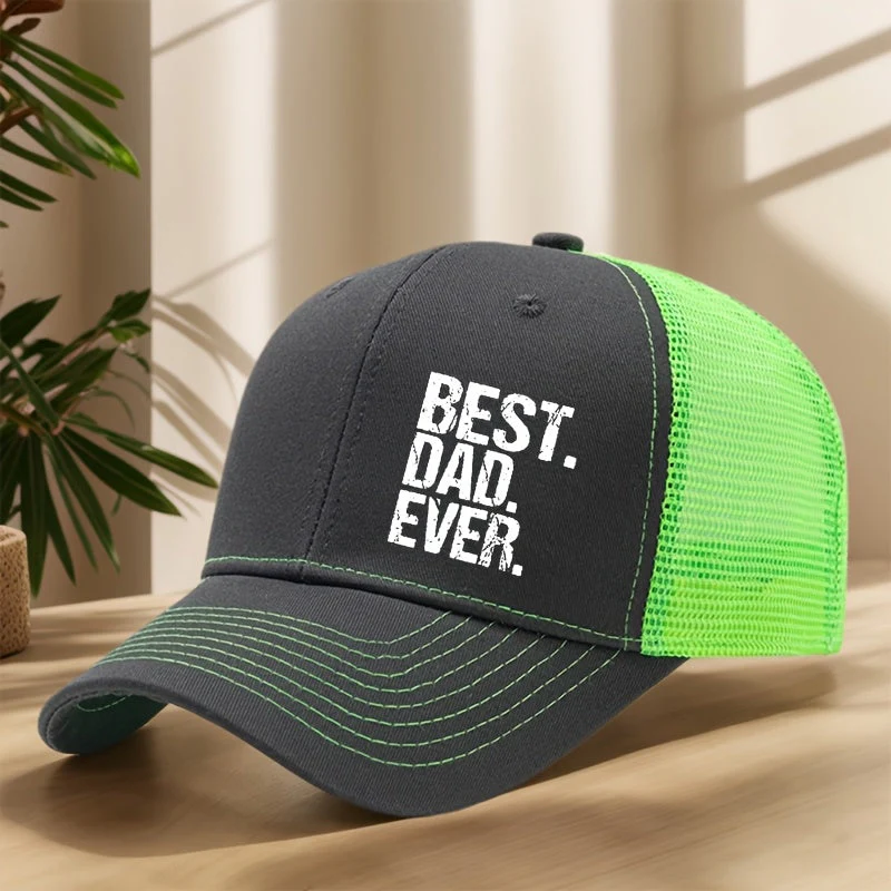 Casquette style trucker pour homme - Meilleur Papa - Accessoire décontracté fête des pères - Image 7
