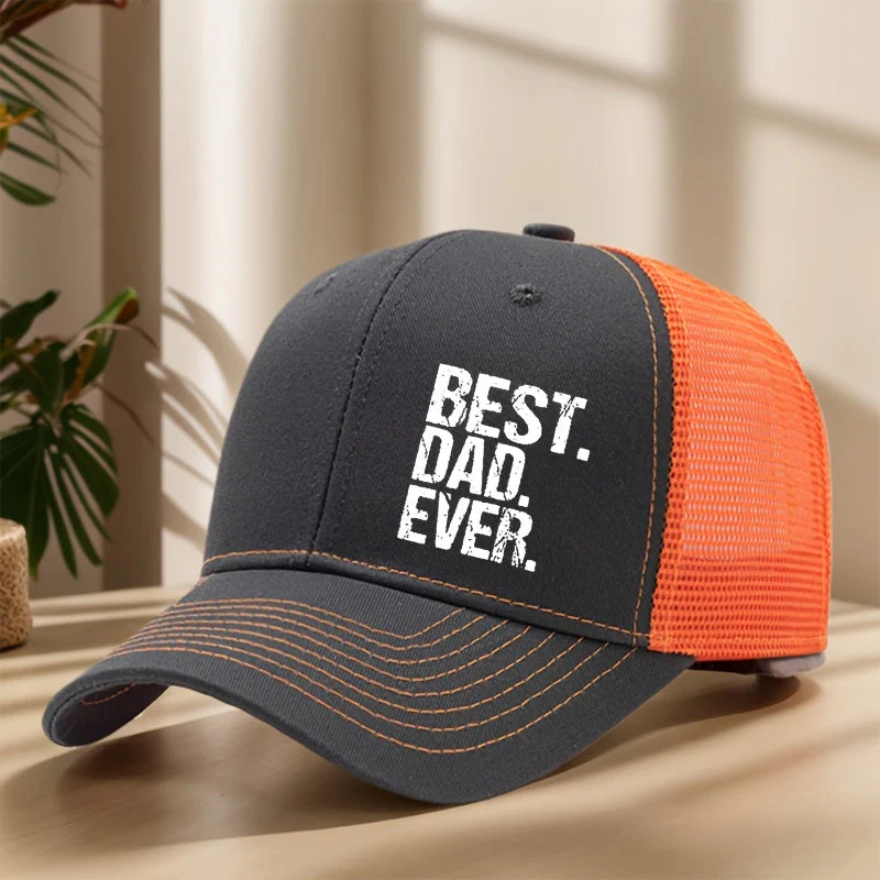 Casquette style trucker pour homme - Meilleur Papa - Accessoire décontracté fête des pères - Image 8