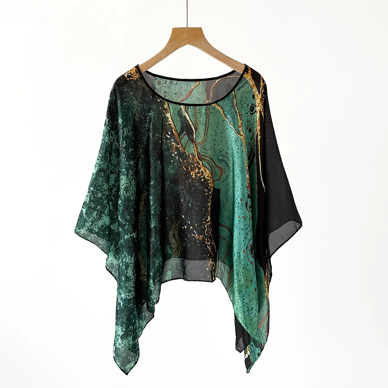 Châle Femme Style Bohème Imprimé Floral Élégant pour Plage et Sorties Décontractées - Image 10