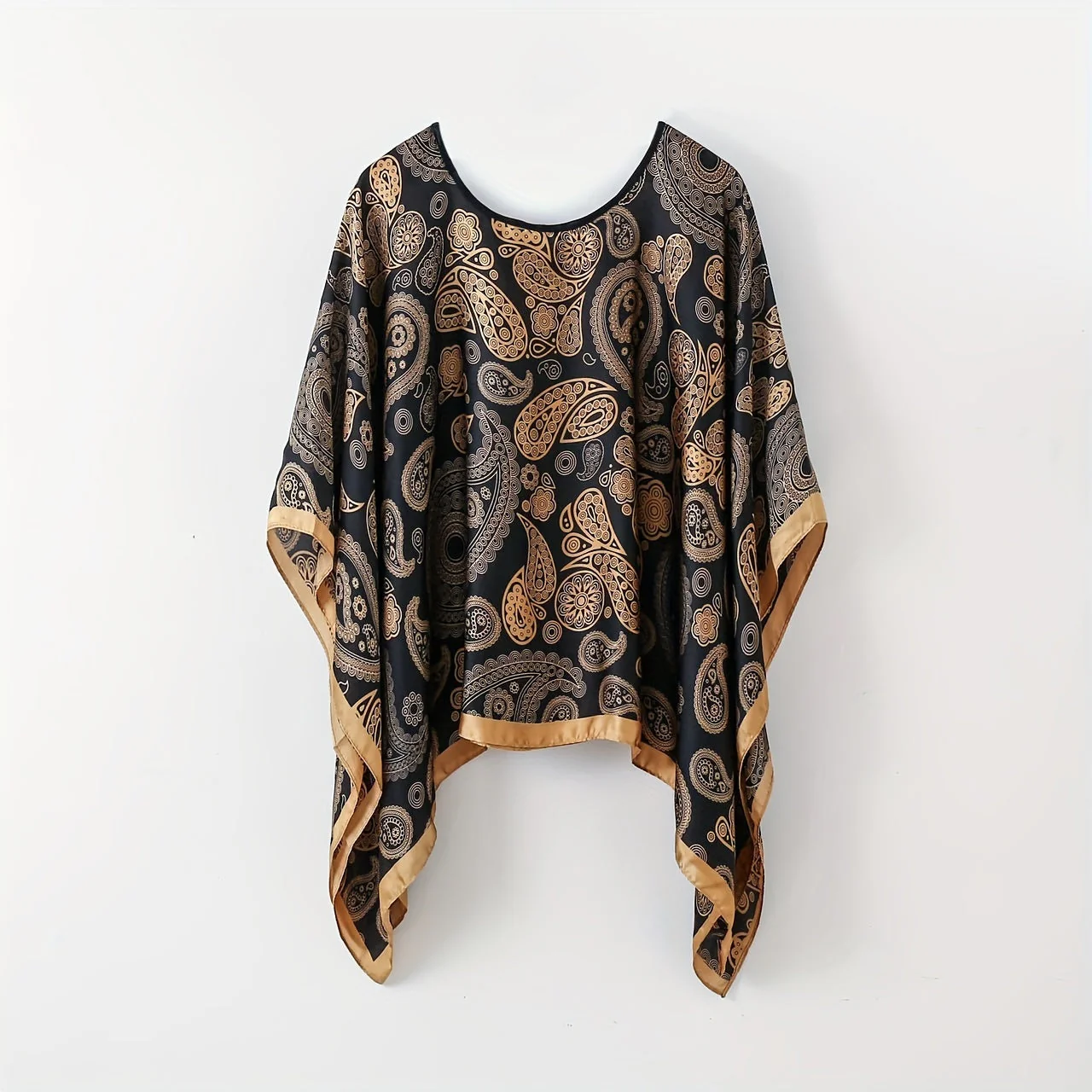 Châle Femme Style Bohème Imprimé Floral Élégant pour Plage et Sorties Décontractées - Image 4