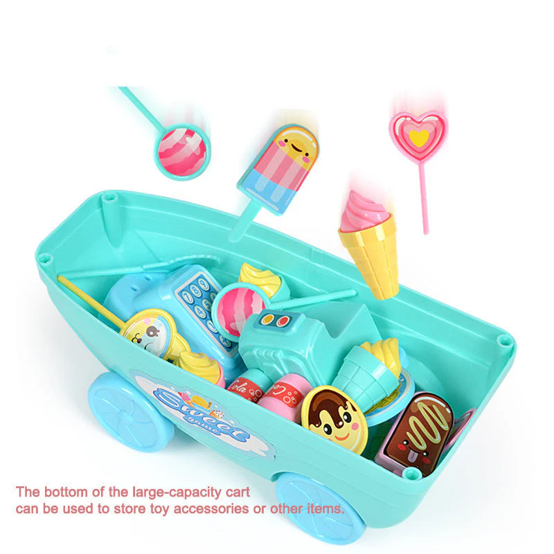 Chariot de glaces et friandises pour enfants – Jeu éducatif et créatif - Image 2