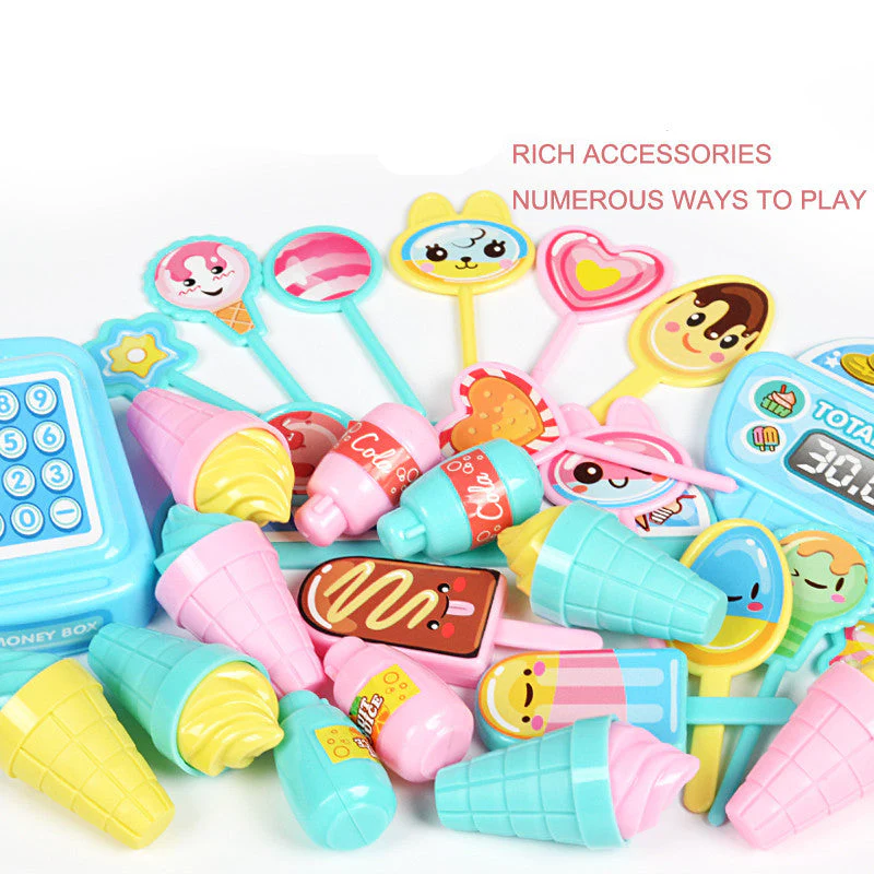 Chariot de glaces et friandises pour enfants – Jeu éducatif et créatif - Image 3
