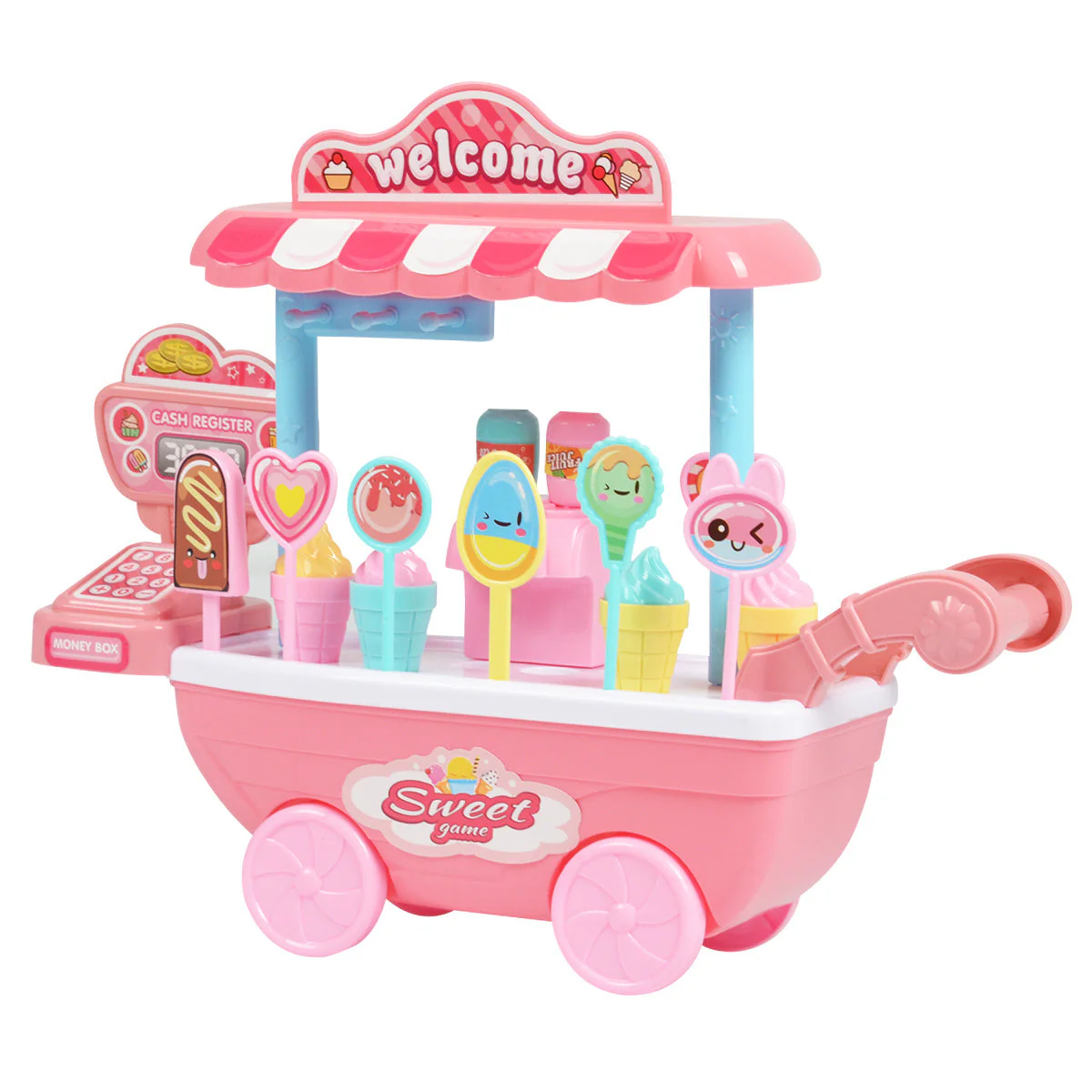 Chariot de glaces et friandises pour enfants – Jeu éducatif et créatif - Image 6