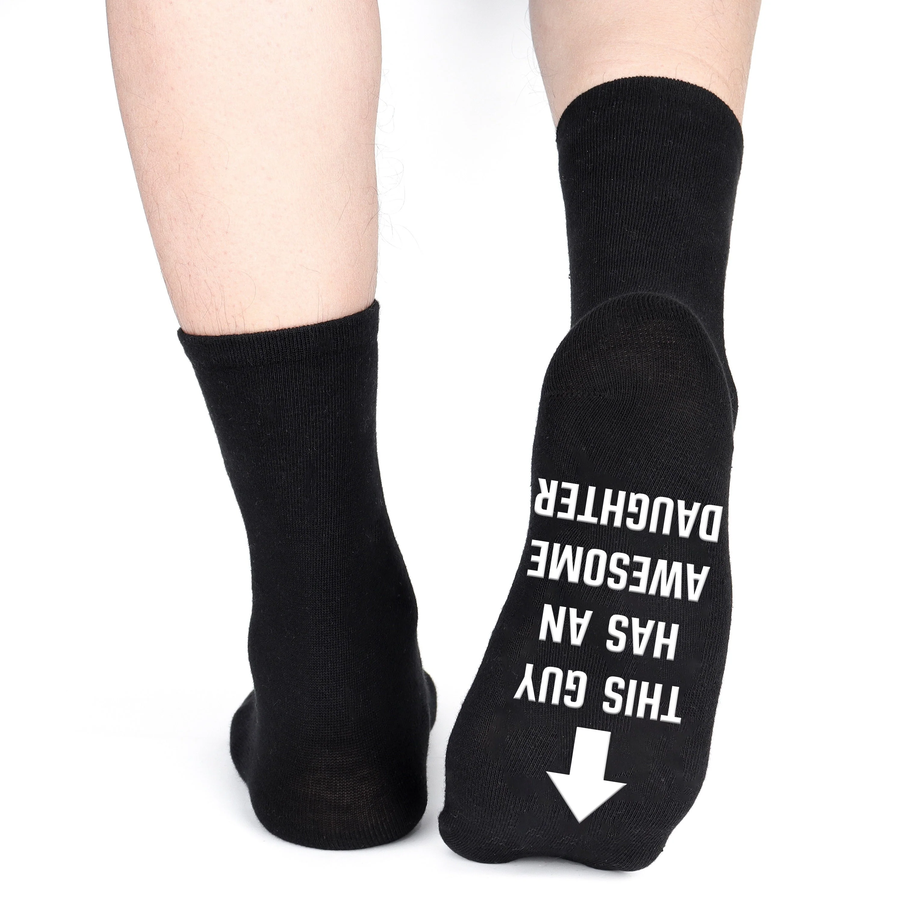 Chaussettes fantaisie homme – Cadeau original pour papa – Style humour 'Best Dad Ever' – Accessoire fête des pères ou anniversaire - Image 3