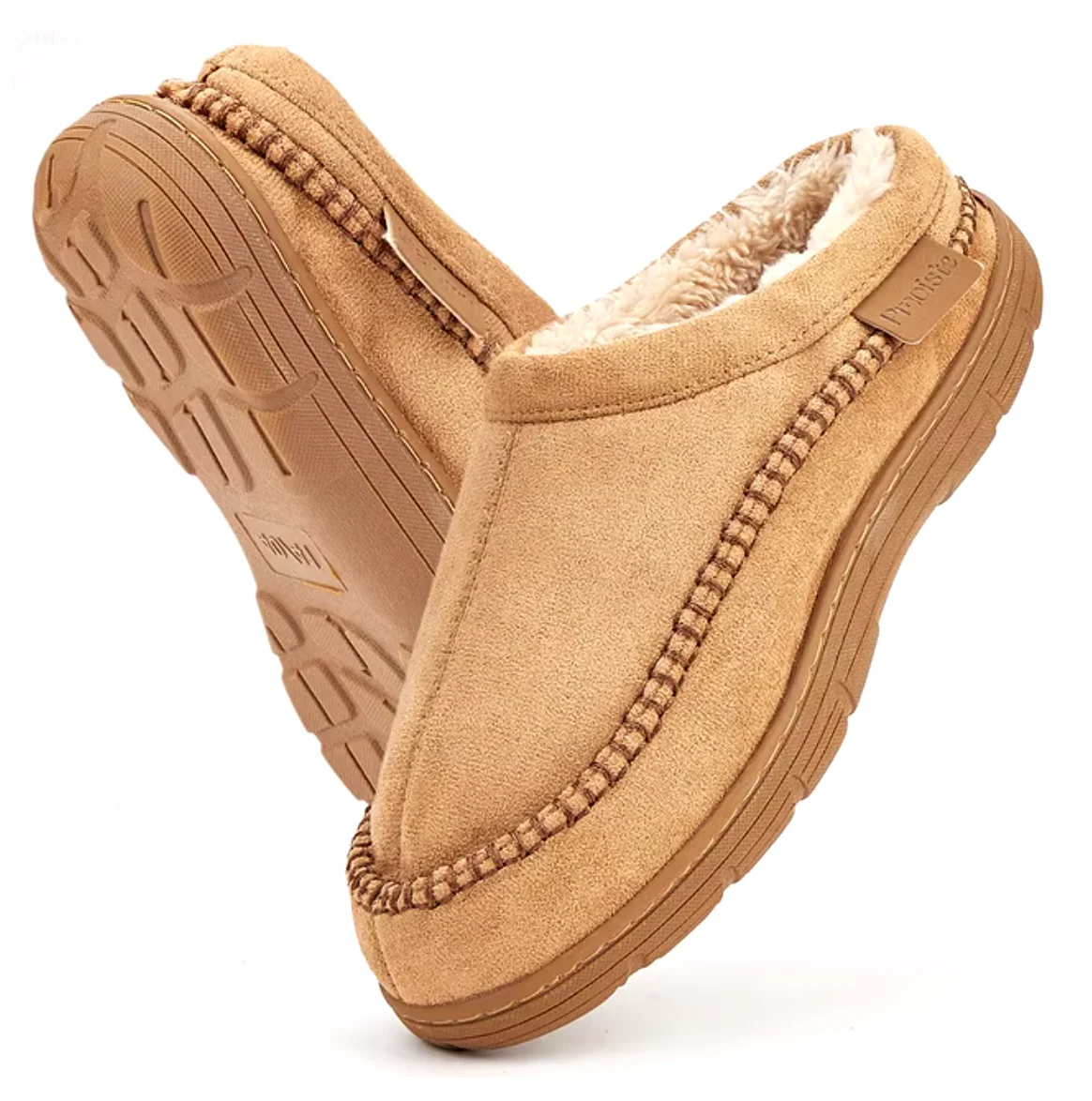 Chaussons bottines confort homme pour intérieur et extérieur – Style cocooning hiver - Image 2