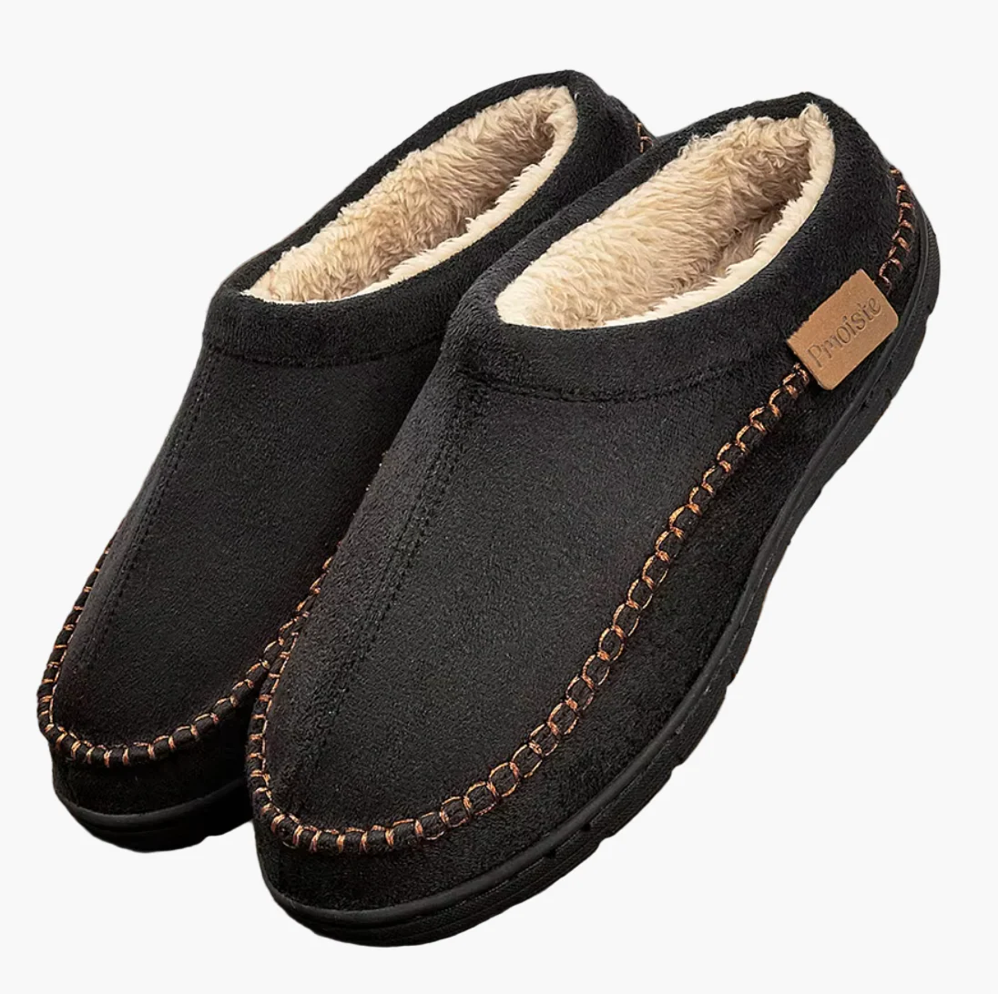 Chaussons bottines confort homme pour intérieur et extérieur – Style cocooning hiver - Image 3