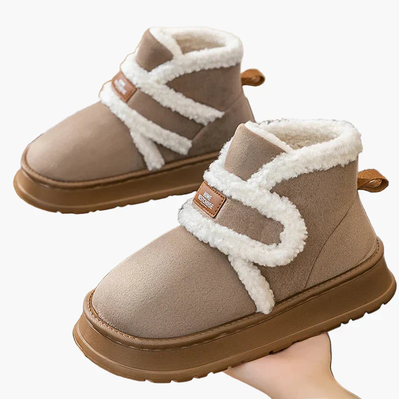Chaussons bottines d'intérieur chauds pour femmes, style cocooning et confort quotidien - Image 5