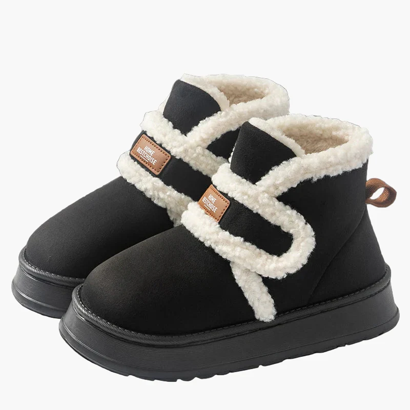 Chaussons bottines d'intérieur chauds pour femmes, style cocooning et confort quotidien - Image 7
