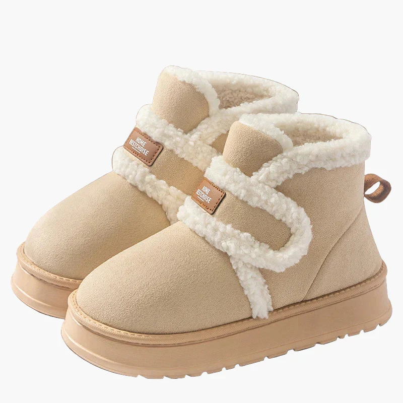 Chaussons bottines d'intérieur chauds pour femmes, style cocooning et confort quotidien - Image 8