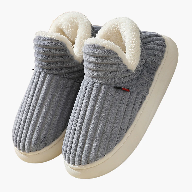 Chaussons d'hiver unisexes ultra confort pour intérieur, style moderne, antidérapants - Image 4