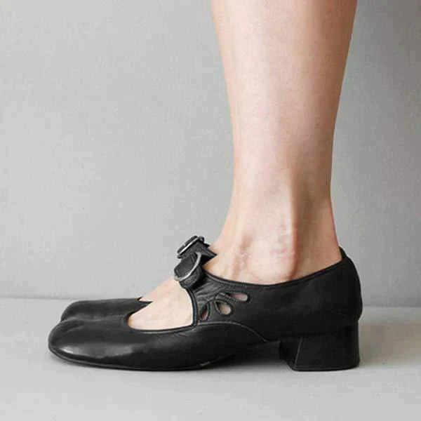 Chaussures à bride femme style rétro confort quotidien élégantes - Image 4
