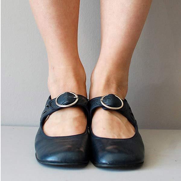 Chaussures à bride femme style rétro confort quotidien élégantes - Image 5