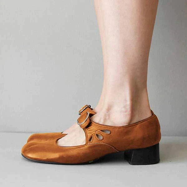Chaussures à bride femme style rétro confort quotidien élégantes - Image 6
