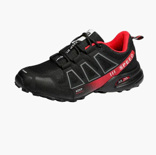 Chaussures de marche orthopédiques confort homme – Style trekking, semelle antidérapante, usage quotidien et extérieur - Image 4