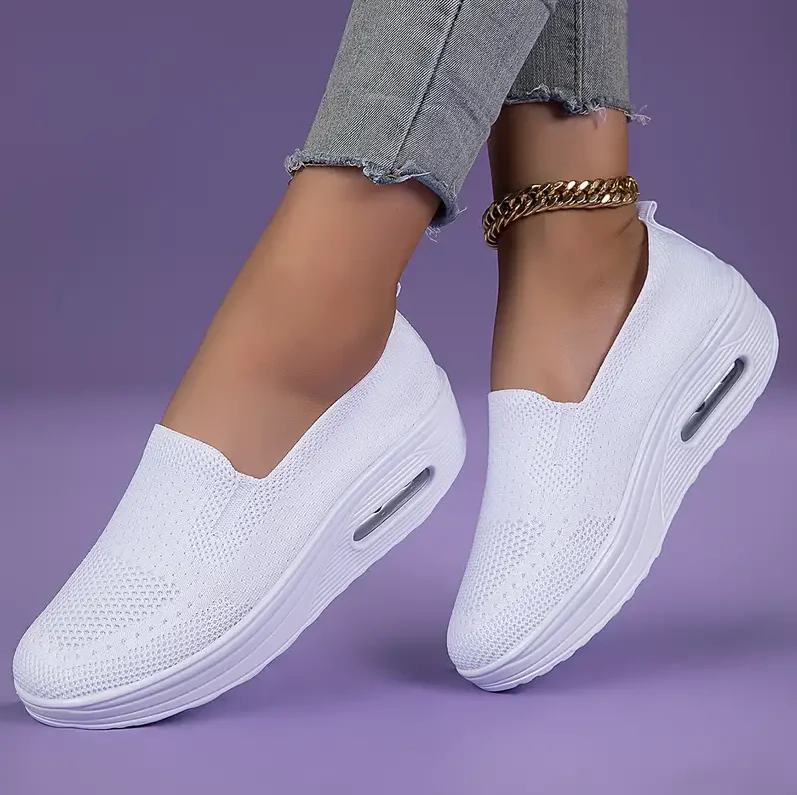 Chaussures décontractées confort pour femme à enfiler – style marche et soutien quotidien - Image 3