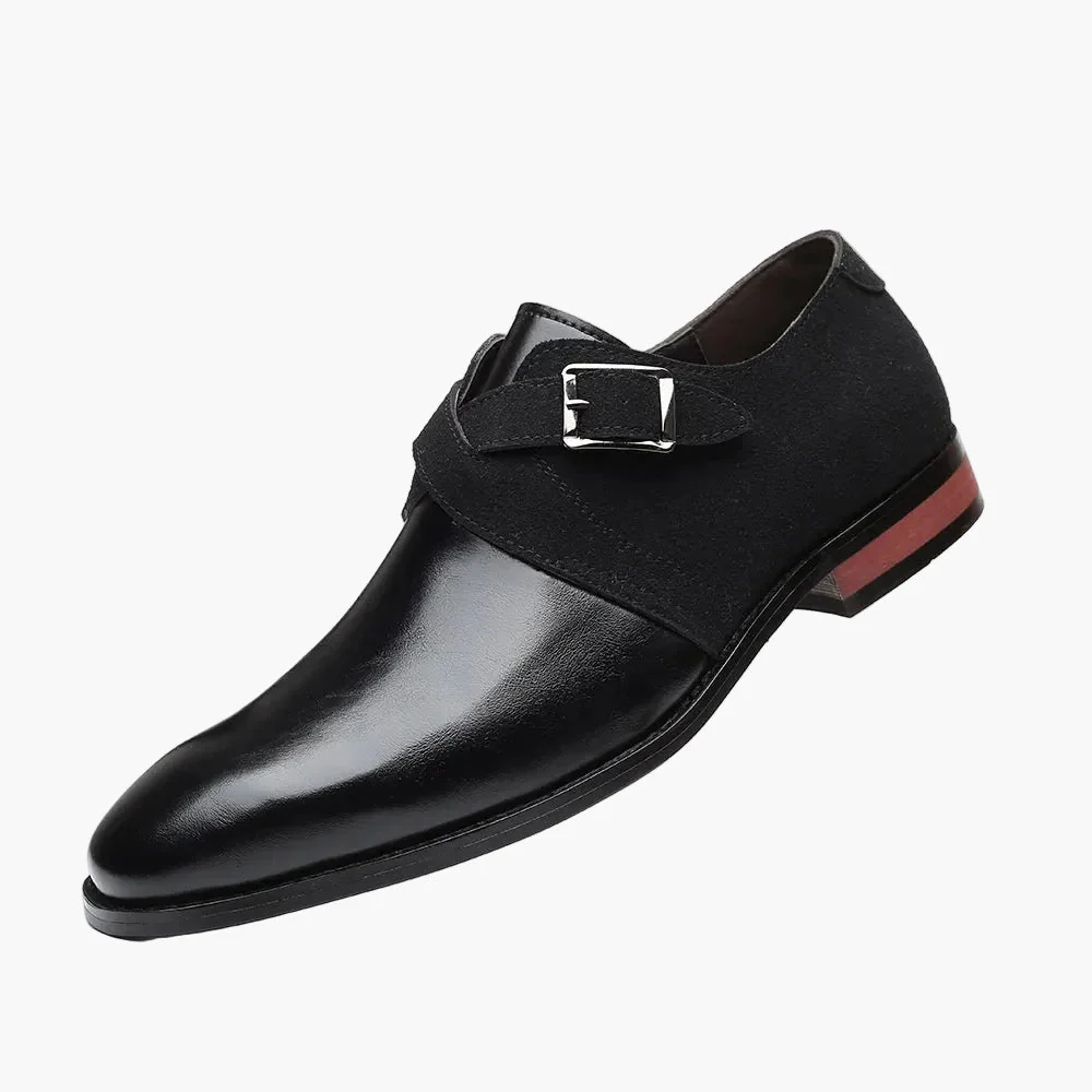 Chaussures habillées à boucle double pour homme style urbain chic - Image 6
