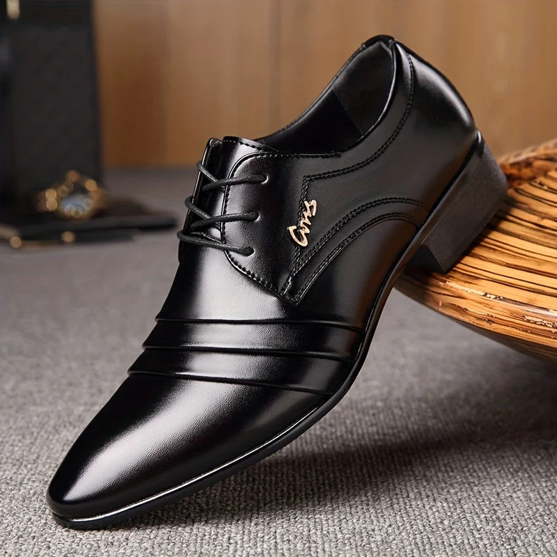 Chaussures habillées business élégantes pour homme à bout pointu – Style professionnel bureau et cérémonies - Image 2