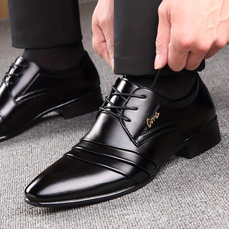 Chaussures habillées business élégantes pour homme à bout pointu – Style professionnel bureau et cérémonies - Image 4