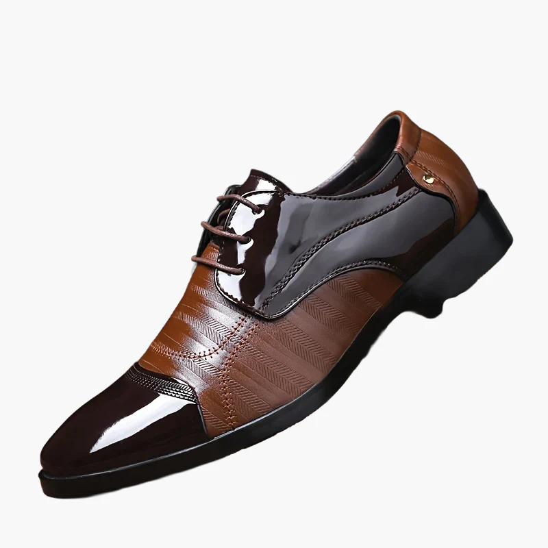 Chaussures habillées business pour homme style anglais à bout pointu avec fermeture éclair - Image 8