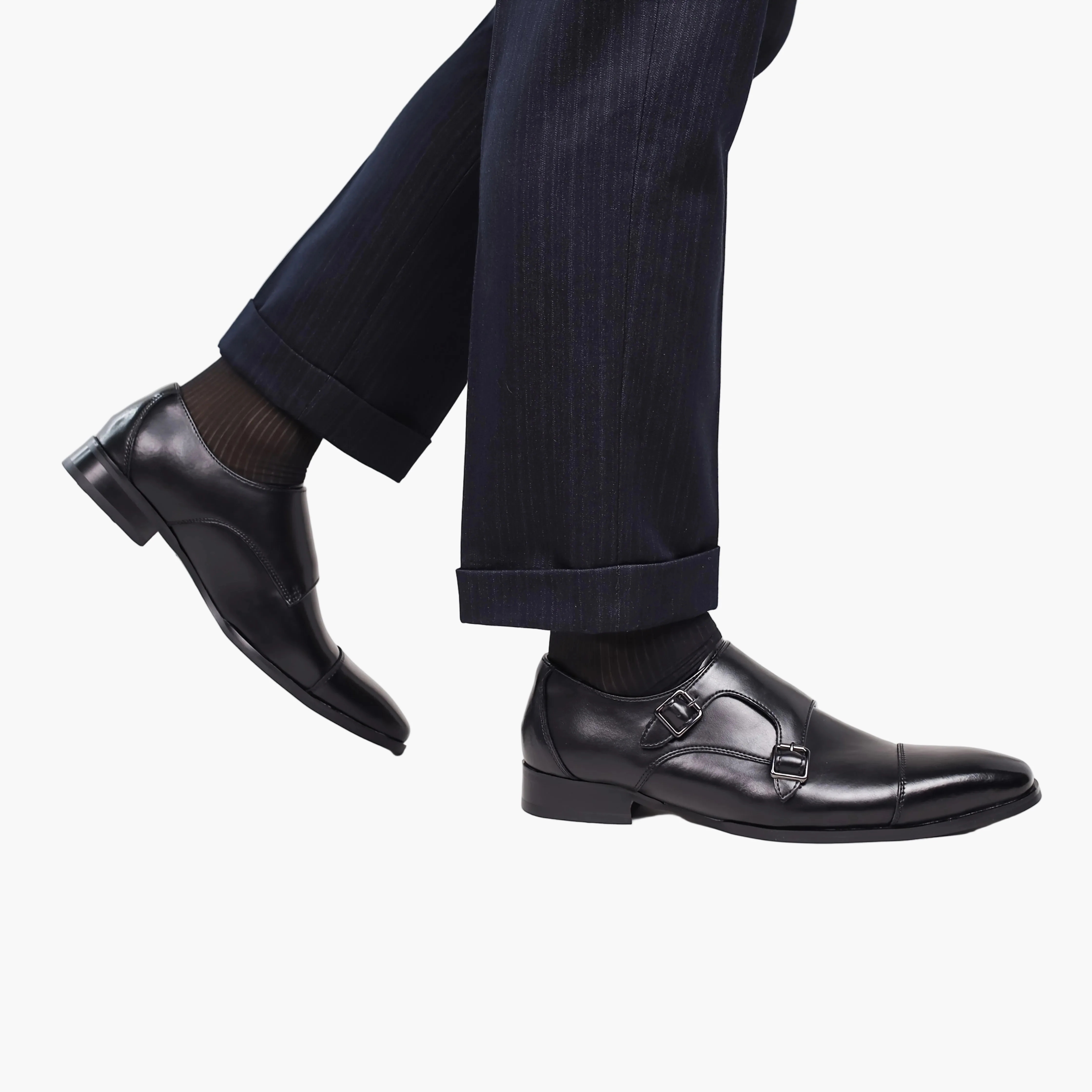 Chaussures habillées à double boucle pour homme – Élégance formelle et style moderne - Image 7