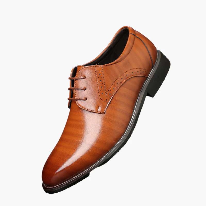 Chaussures habillées homme à lacets style brogue pour occasions formelles et affaires - Image 4