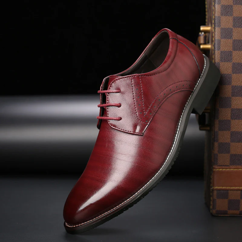Chaussures habillées homme à lacets style brogue pour occasions formelles et affaires - Image 5