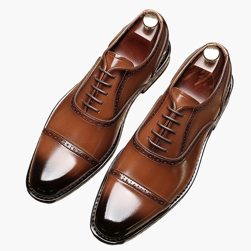 Chaussures habillées homme élégantes à lacets style business et quotidien - Image 10
