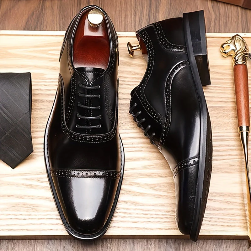 Chaussures habillées homme élégantes à lacets style business et quotidien - Image 5
