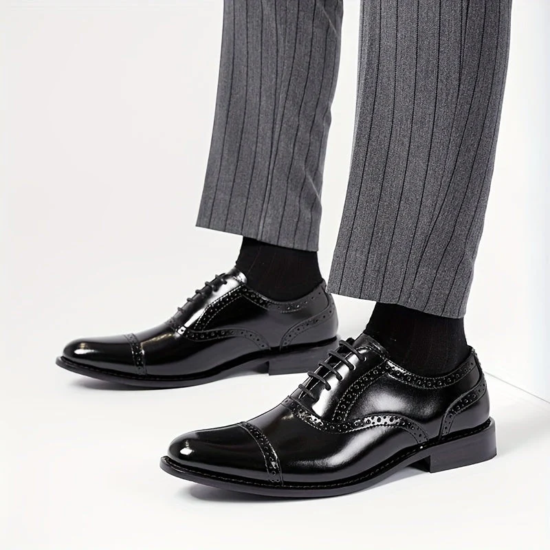 Chaussures habillées homme élégantes à lacets style business et quotidien - Image 7