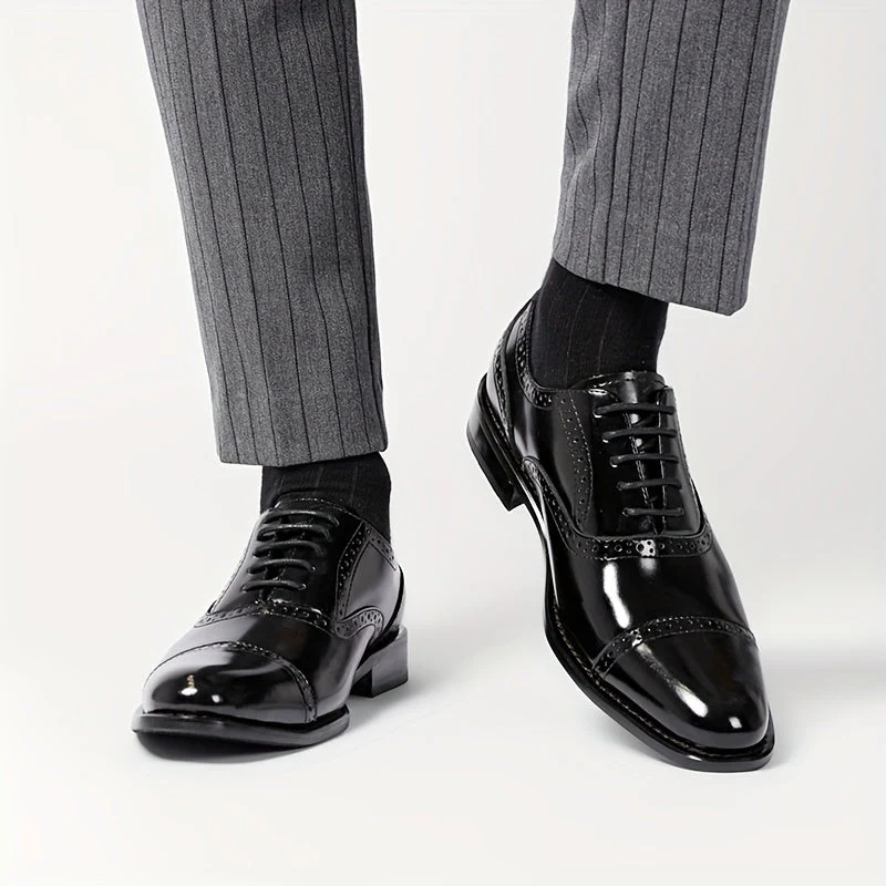 Chaussures habillées homme élégantes à lacets style business et quotidien - Image 8