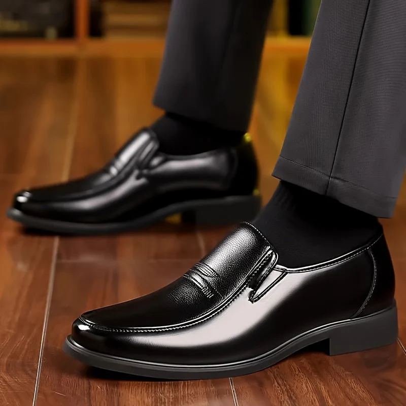 Chaussures habillées homme élégantes slip-on style vintage pour usage quotidien et occasions formelles - Image 4