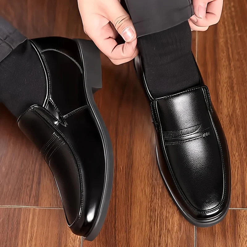 Chaussures habillées homme élégantes slip-on style vintage pour usage quotidien et occasions formelles - Image 6