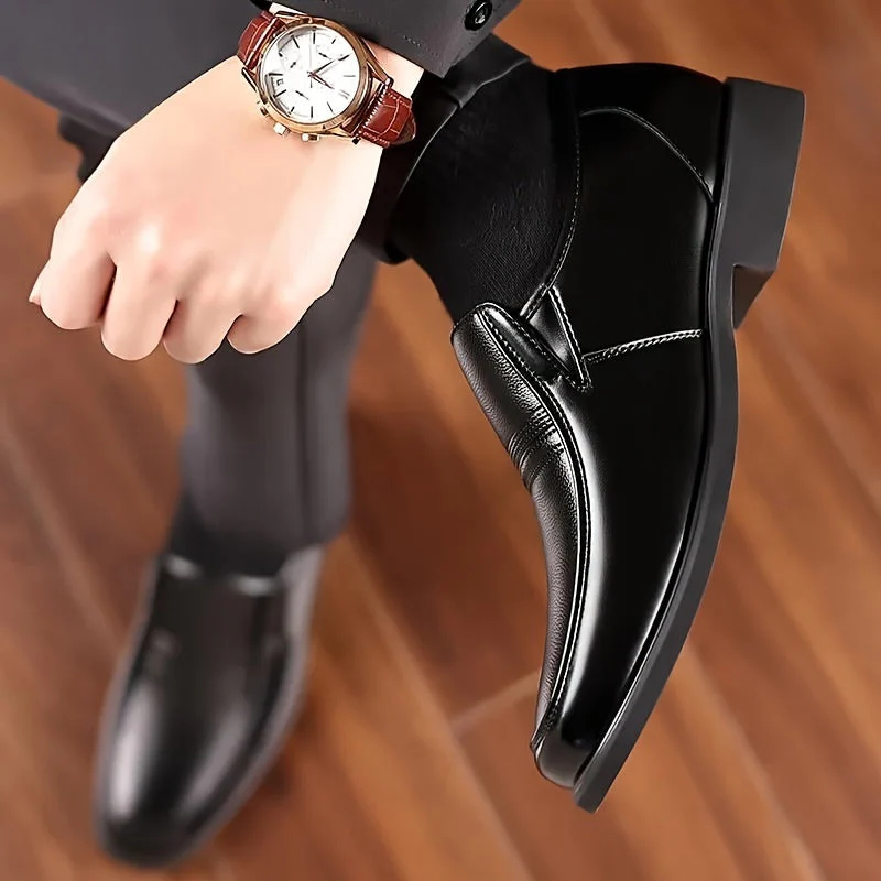 Chaussures habillées homme élégantes slip-on style vintage pour usage quotidien et occasions formelles - Image 7
