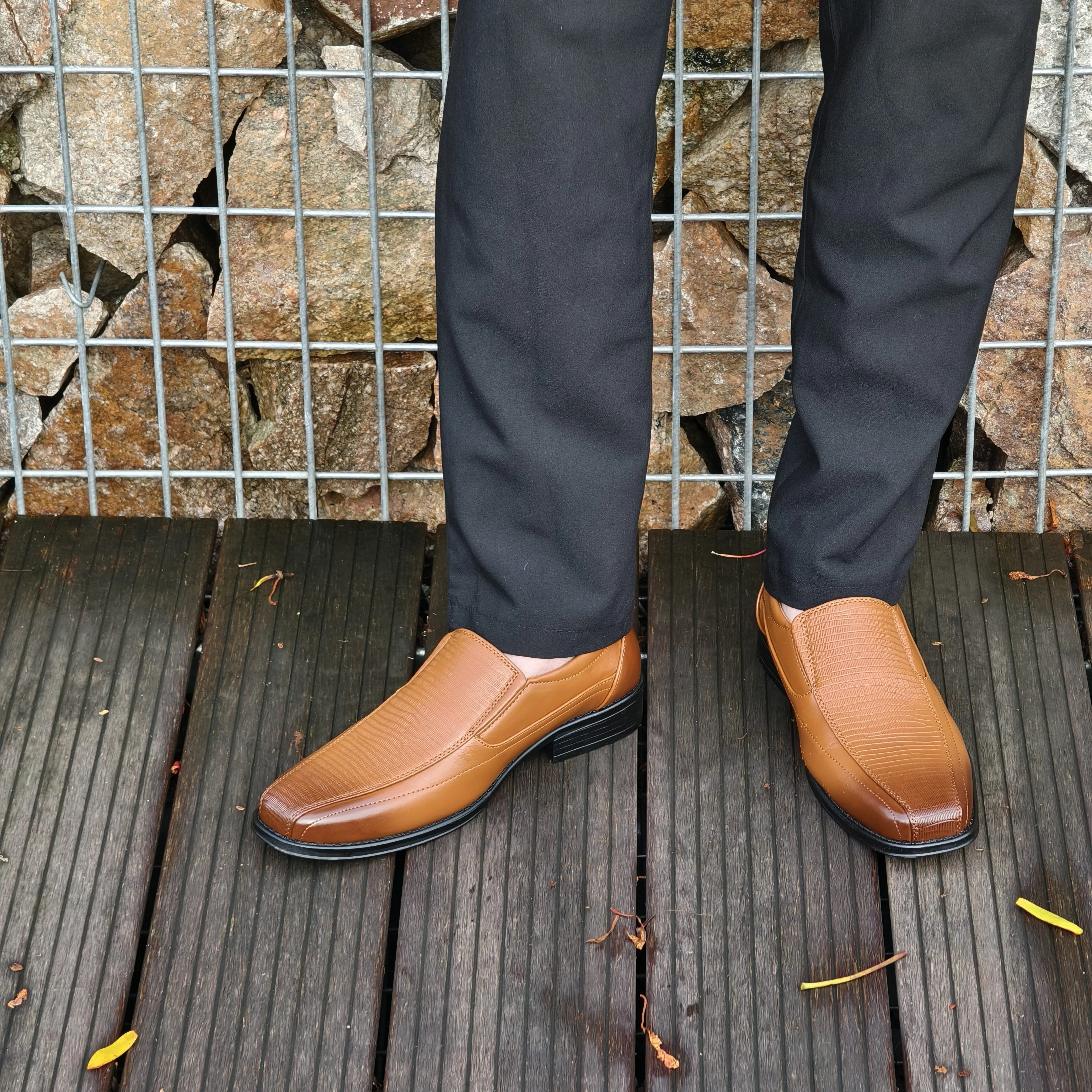 Chaussures habillées homme à enfiler style business élégance urbaine - Image 3