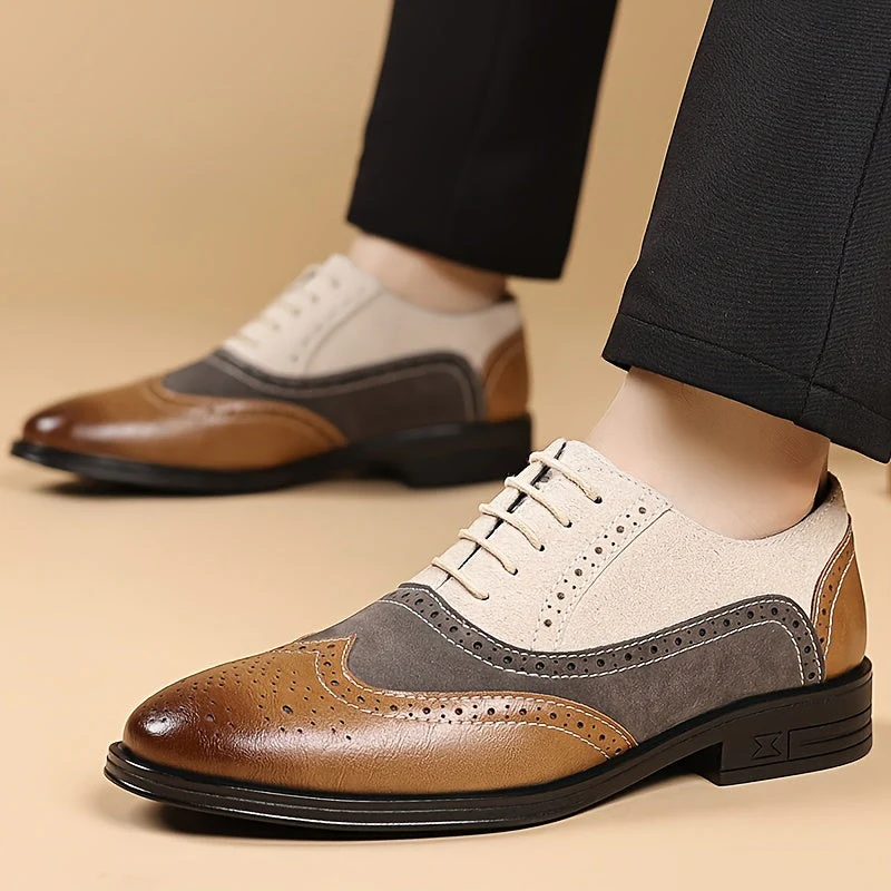Chaussures habillées homme style brogue élégantes pour affaires et occasions formelles - Image 2