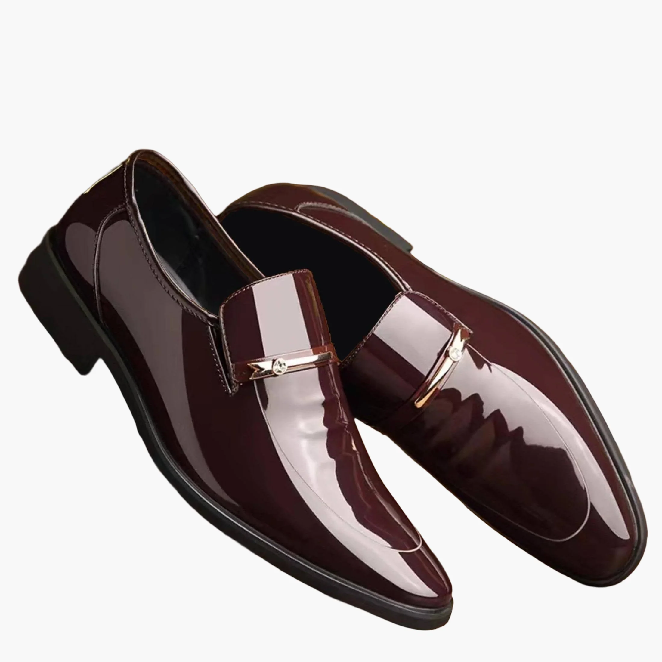 Chaussures habillées pour homme style mocassin à enfiler – Élégance formelle et confort quotidien - Image 12
