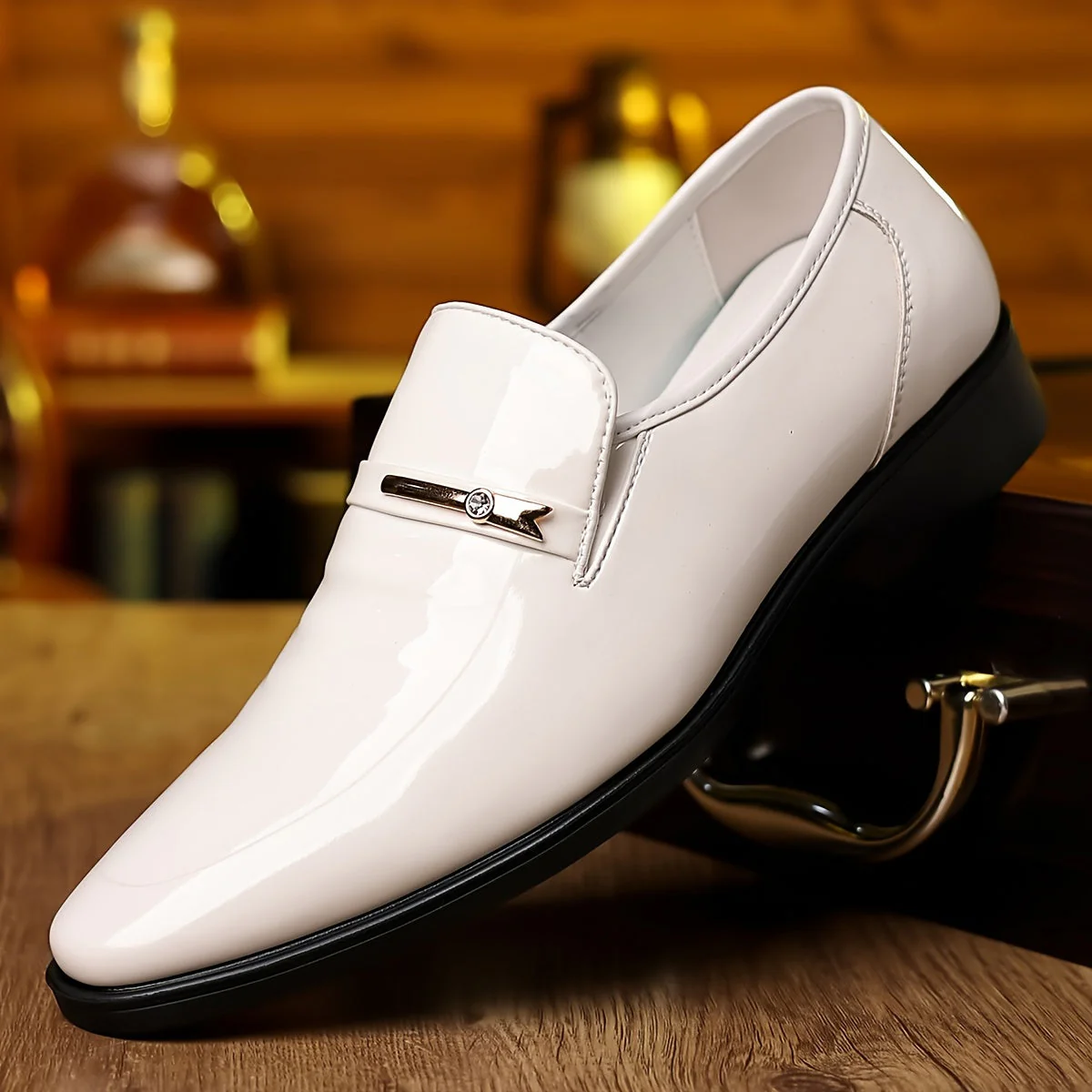 Chaussures habillées pour homme style mocassin à enfiler – Élégance formelle et confort quotidien - Image 5