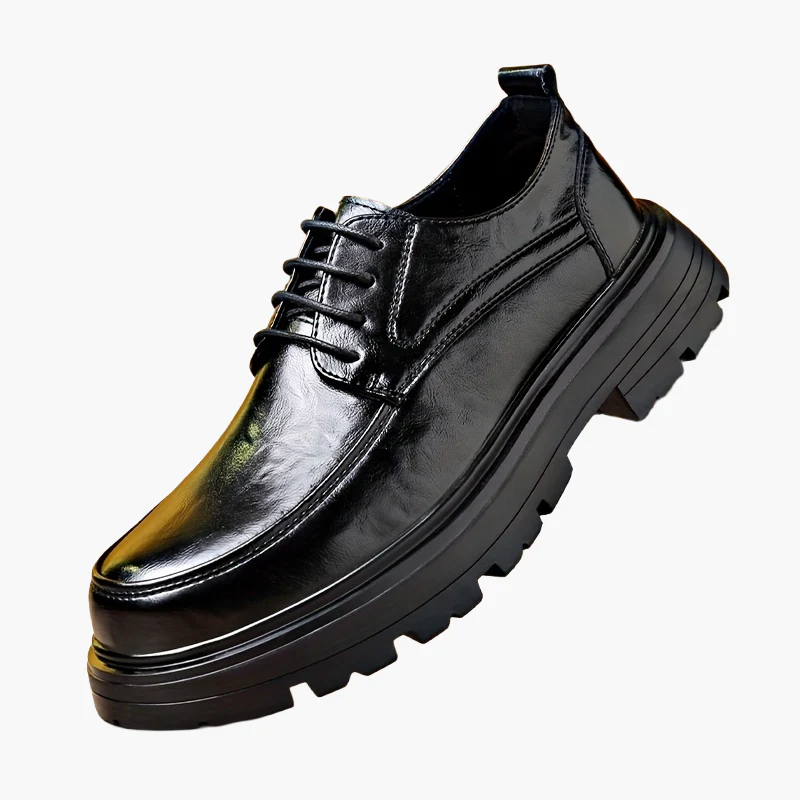 Chaussures habillées vintage pour homme à lacets style urbain - usage quotidien et casual - Image 6