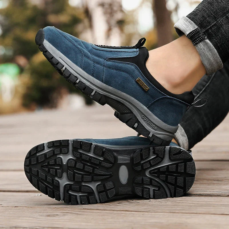 Chaussures de marche orthopédiques pour hommes - Style outdoor confortable et maintien ergonomique - Image 4