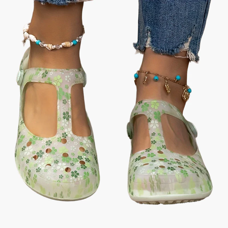 Chaussures Mary Jane Décontractées Femme Style Printanier à Motifs Floraux Pour le Quotidien - Image 11