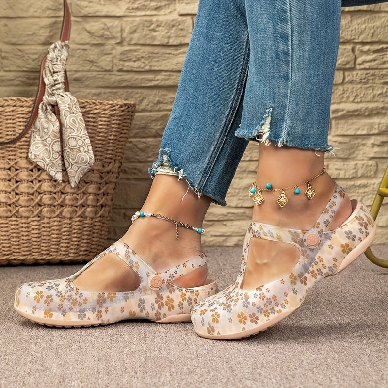 Chaussures Mary Jane Décontractées Femme Style Printanier à Motifs Floraux Pour le Quotidien - Image 2